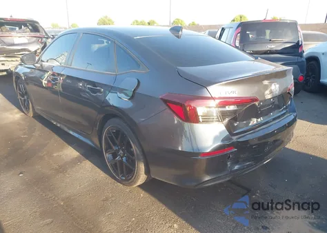 2025 Honda Civic Sport z USA, uszkodzony, nr VIN 2HGFE2F57SH591261